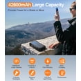 thumbnail image 4 of Banco de Energía Solar Sudrov W33A 42800mAh con 4 Puertos, 4 of 7