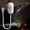 A 10 Slides, variant on 2 in 1 USB Star Projector Night Light, Galaxy Starry Sky Projector with Replaceable Projection Films, 360° Flexible Gooseneck, Atmosphere Light for Bedroom Home Party Romantic Decor