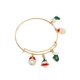 thumbnail image 5 of Pulsera esclava elástica JAMW para mujer con dijes navideños, 5 of 5