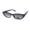 shiny black with matte black epoxy, variant on KK5087 AZURA SUNGLASSES RETRO/VINTAGE 50S/60S LOOKS DESIGNER HIP