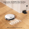 thumbnail image 2 of ILIFE A30s Robot Vacuum Cleaner, 10000Pa Max Suction Power with Lidar Navigation, Home Mapping, No-Go Zone, 150 Mins Max, 2.4G WiFi/App/Alexa/Remote Control, for Hard Floor, Carpet and Pet Hair, 2 of 9
