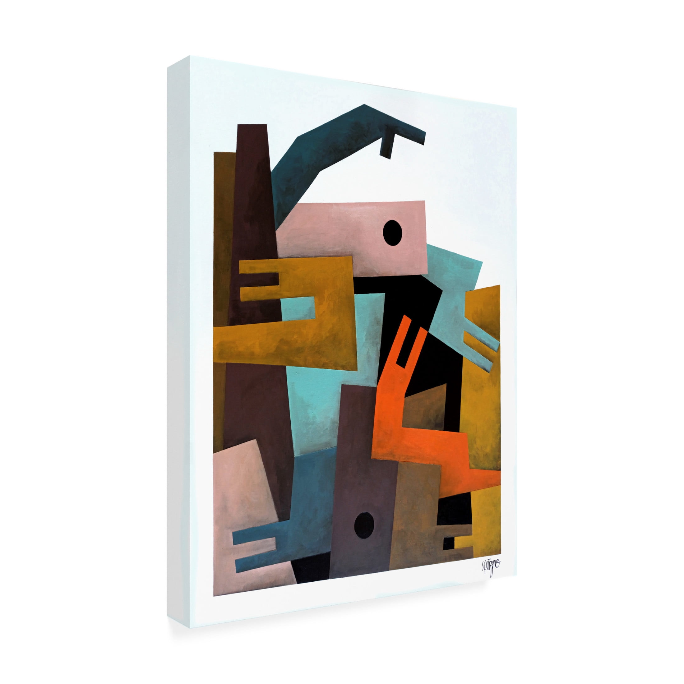Canvas Wall Art - Antony Squizzato 'Crawler' Wall Art for Living Room, Bedroom, or Office Décor by Trademark Fine Art - 18 x 24 Inches