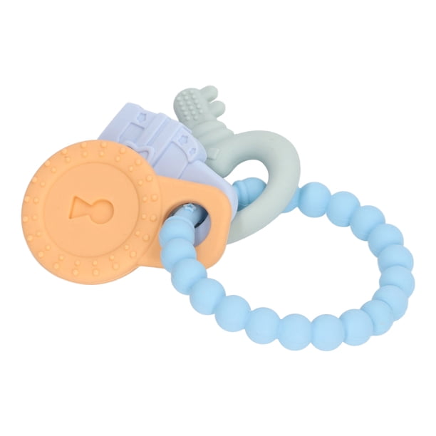 Pulsera mordedora para bebés, pulsera mordedora de silicona para bebés, pulsera mordedora sensorial para encías, juguete mordedor para bebés, diseño de primera clase
