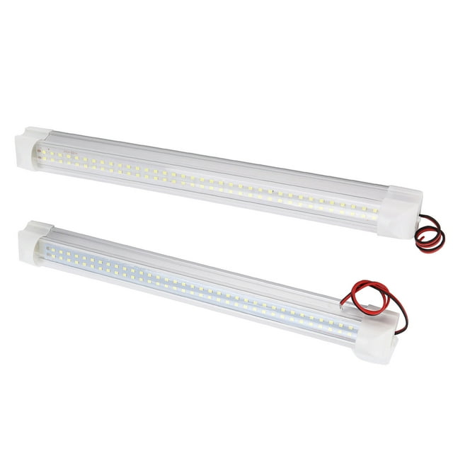 Tira De Luz Interior Tira De Luz 12v Lámpara Interior Del Coche 12V 72LED Lámpara Interior Tira De Barra Interruptor De Encendido / Apagado De Luz Blanca Para Automóvil ANGGREK DH1611