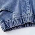 thumbnail image 5 of ZACPNCV Teen Youth Casual Wide Leg Jean Pants for Girls Put On Denim Pants Bow Embroidery Trouser Girl Clothing Blue 10-12 Years, 5 of 9