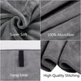 thumbnail image 6 of JML Microfiber Bath Towel Set(6 Pack,27" x 55") Absorbent,Fast Drying Towels for Bath,Grey, 6 of 6