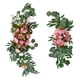 thumbnail image 2 of Arco de boda artificial con flores, arreglo floral, vegetación, guirnaldas florales para Rosa, 2 of 9