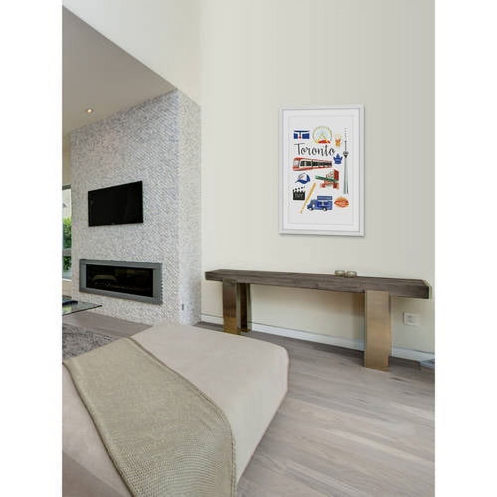 Marmont Hill "Travel Toronto" by Molly Rosner Framed Painting Print