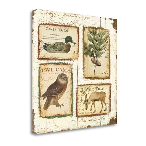 Tangletown Fine Art 'Lodge Memories I' Graphic Art Print on Canvas