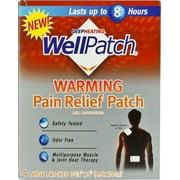 Mentholatum WellPatch DeepHeating Pain Relief Patch, 4 ea