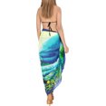 thumbnail image 5 of HAPPY BAY Women's Sarong Bikini Wraps Cover up Skirt Wrap Bathing suit Swimwear Swimsuit Beach Coverup for Women One Size Tidal Wave, Beach, 5 of 5