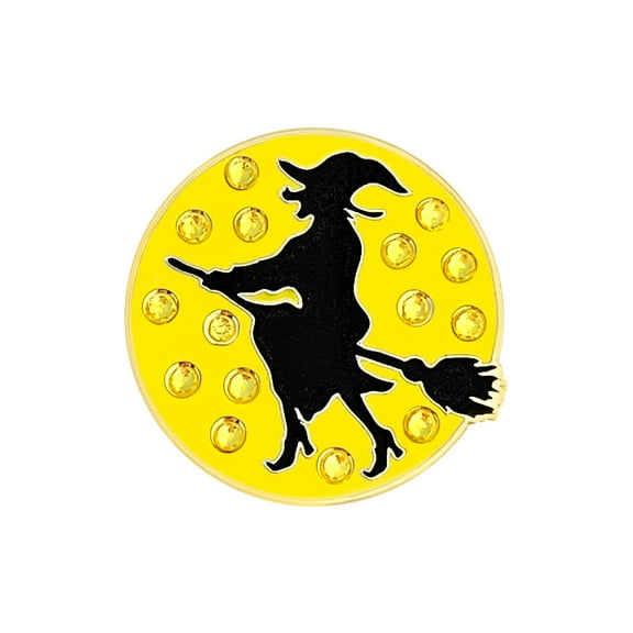 Witch Ball Marker adorned with Crystals from Swarovski® with Magnetic Hat Clip