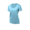 thumbnail image 3 of Sport-Tek  Ladies Posi-UV Pro Scoop Neck Tee. LST420 - 3XL Light Blue, 3 of 4