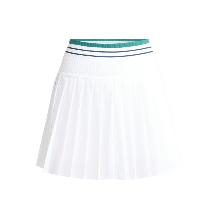 Avia Women's Seamless Pleated Tennis Skort with Built-in Shorts