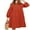 Orange Dresses for Women, variant on SMihono Fashion Women's Dresses 2025 Casual Long Sleeve Crew Neck Tiered Ruffle A-Line Dress Swing Mini Babydoll Dress Black 8
