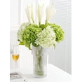 thumbnail image 5 of Nvzi 3 piezas de flores de hortensia artificiales de 21 pulgadas, grandes, naturales y realistas, con tacto real (azul), 5 of 5