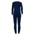 thumbnail image 5 of YWDJ Cute Pants for Women Trendy Women Tracksuits Sportswear Long Sleeve Pullover Trousers Casual Suit Blue S, 5 of 7