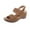 Brown, variant on Women's Spring And Summer New Large Size Hollow Flower Wedges Beach Fashion Casual Beach Sandals Sandals for Women 2025 Wine 42