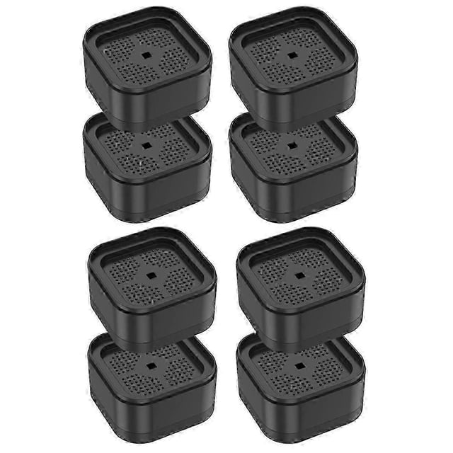 8 Pcs Furniture Risers Heavy Duty Bed Chair Table Heightening Foot Pad Non-Slip Floor Furniture
