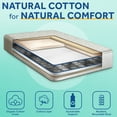 thumbnail image 5 of Sealy Nature's Haven Breathable Organic Cotton Baby Crib and Toddler Mattress, 5 of 13
