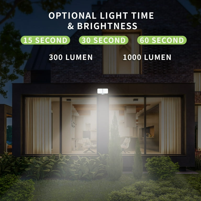 300-Watt Equivalent LED Grey Deformable Garage Light (1-Pack)