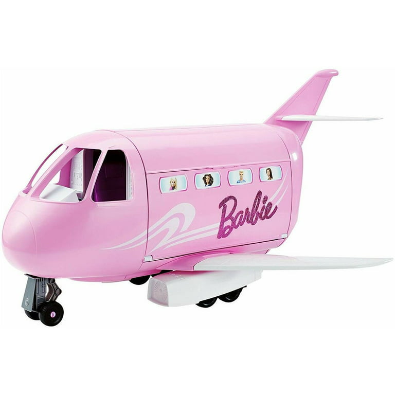 Vintage Barbie Pink Passport Glamour Vacation Jumbo Jet Airplane