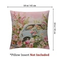 thumbnail image 4 of nygtbtfer Pillow Cover - Vintage Pink Floral Truck Design - Romantic Botanical Cushion Case for Home Decor, Sofa, Couch - Perfect for Wedding Anniversary &amp; Valentine's Celebrations White, 4 of 7