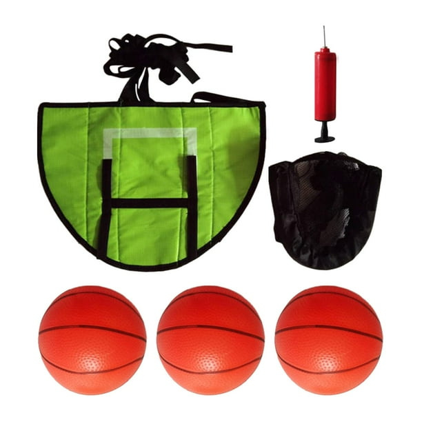 Mini Aro De Baloncesto De Trampolín Strade Fareast Limited con Soporte Al Aire Libre y 3 Bolas