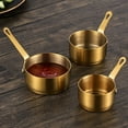 thumbnail image 5 of 100ml Pot Broth Stainless Steel Milk Pot Mini Sauce Pot Non-Stick Small Stew Pot-Multi-Purpose Pot Set, Used In Family Kitchen Or Restaurant, 5 of 9