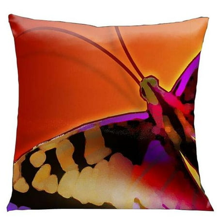 Lama Kasso Glow Butterfly Throw Pillow