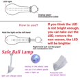 thumbnail image 2 of Globos con iluminación LED CEAGGDY, 20 colores mezclados, duran 24 horas, 2 of 7
