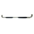 thumbnail image 2 of Value Nerf Bar DR014S With Step Pads; 3 Inch Round Bent; Polished; Stainless Steel; Without End Caps; Rocker Panel Mount, 2 of 4