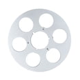 thumbnail image 2 of 1/4 10.5 Inch Empty Reel, Universal Empty Takeup Reel Wind Resistant 6 Hole  for Reel To Reel Tape Player Black,Silver, 2 of 7