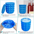 thumbnail image 4 of Ice Cube Mold Ice Trays,Round,Portable,For Frozen Whiskey, Cocktail, Beverages, 4 of 5