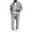 Dark Gray, variant on EANJE Mens Tracksuit 2 Piece Corduroy Set Button Down Collared Jacket Long Sleeve Pants Soft Regular Fit Casual Streetwear Suit with Pockets Brown M