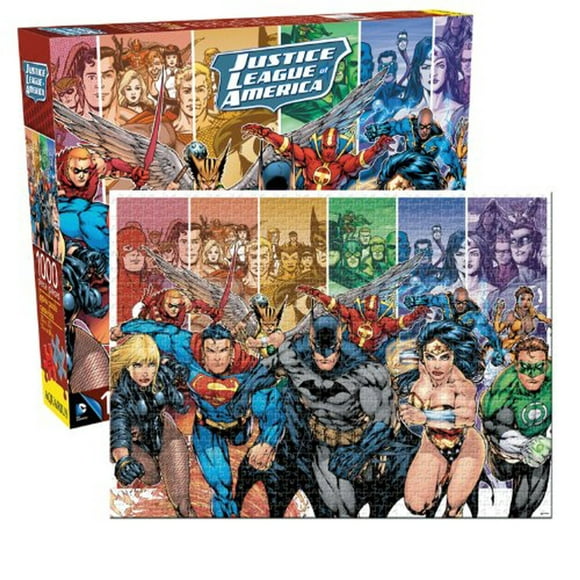 Ligue des Justiciers Puzzle 1000 Pièces DC Comics 20" x 27" Batman Superman Wonder
