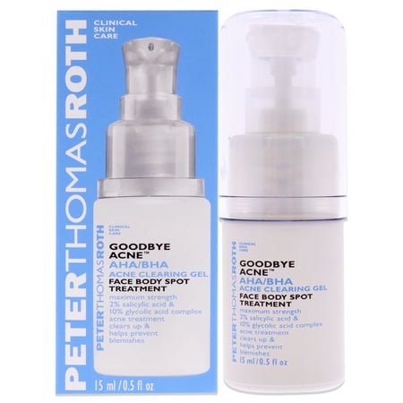 Goodbye Acne AHA-BHA Clearing Gel by Peter Thomas Roth for Unisex - 0.5 oz Treatment