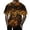 A-Yellow615, variant on Graphic Tees Men Short Sleeve Funny Scale 3D Printed Short Sleeve Crew Neck Loose Fit T Shirt Trendy Tops