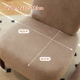thumbnail image 2 of Jopath Accent Chair with Solid Wood Legs, Velvet Living Room Chair with Soft Cushion for Apartment Reading Living Room Bedroom Balcony Camel, 2 of 9