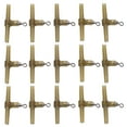 thumbnail image 3 of 15PCS Anti Tangle Sleeves Side Bend with Swivel Carp Hook Link Carp Fishing Helicopter Rig, 3 of 14