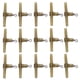 thumbnail image 3 of Curva lateral anti enredos, 15 piezas Mangas anti enredos Plataforma de helicóptero de enlace para aparejos de pesca Curva lateral con gancho giratorio para carpa Rendimiento probado, 3 of 8