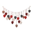 thumbnail image 3 of Esquirla Leaves Woven Tapestry Bohemian Macrame Wall Hanging for Bedroom Nursery Room Red, 3 of 8
