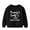 Black, variant on Boys Sweatshirts Valentine's Day Kids Long Sleeve Crew Neck Pullover Letter Print Lined Warm Black 1 Years-3 Years
