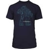 Titanfall Atlas Outline Adult Navy T-Shirt