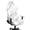 White Marble Print, variant on SCRAWLGOD St. Patrick's Day Cat Four Leaf Clover Green 4 Pieces Office Computer Game Chair Slipcovers Stretchy Covers for Reclining Racing Gaming Chair Elastic Gamer Chair Cover with Armrest Covers