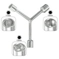 thumbnail image 3 of Unique Bargains Y Type 3 Way Hex Socket Wrench, 11mm 13mm 15mm Combination Repair Spanner Tool, 3-inch, 3 of 5
