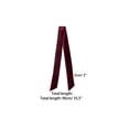 thumbnail image 2 of INSPIRE CHIC Women's Vintage Velvet Skinny Scarf Neckerchief Hairband Waistband Wine Red S, 2 of 6