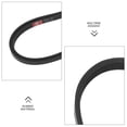 thumbnail image 3 of Raindrops Durable Replacement Dryer Drum Belt Rubber 1Set Black Designed For Smooth Operation And Maintenance, 3 of 8