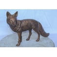 thumbnail image 3 of Nifao Elegant Standing Fox Bronze Statue, Stunning Wildlife Decor – Home Decor Sculpture, 24"L x 6"W x 15"H, 3 of 12