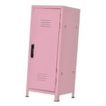 thumbnail image 4 of BELOVING Metal Small Desktop Makeup Locker for School Office Accessory 10.5x10.5x27cm Pink, 4 of 10
